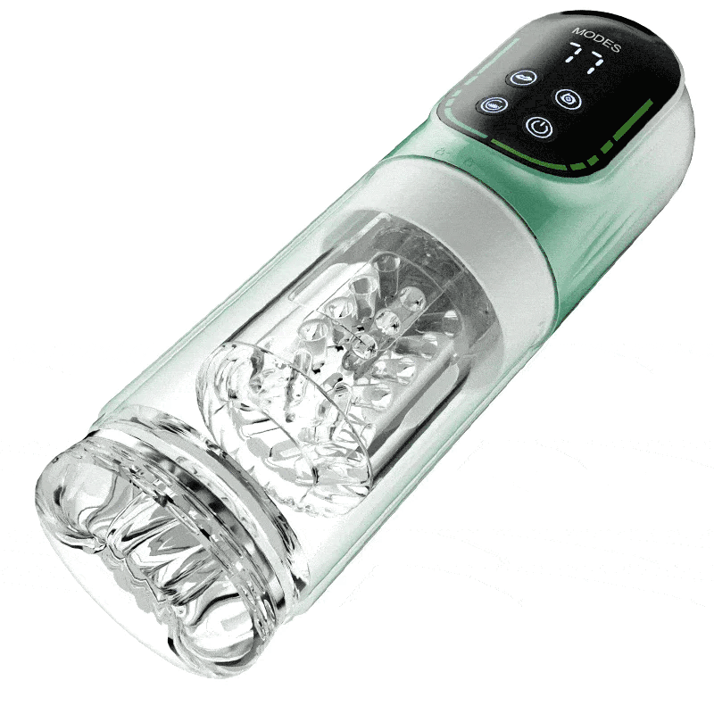 Romanlust Starry Gaze 4 in 1 Dual Egg Vibrator Rotating Thrusting Suction Masturbator Sex Toys For Men