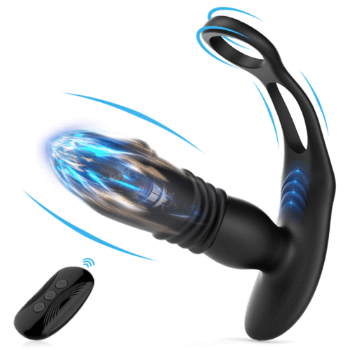 SAUL Glans Thrusting Vibrating Prostate Massager For Improved Arousal & Prostate Health