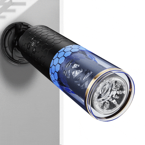 STORM CUP 10 Thrusting Spinning Masturbator with Suction Cup Male Masturbator