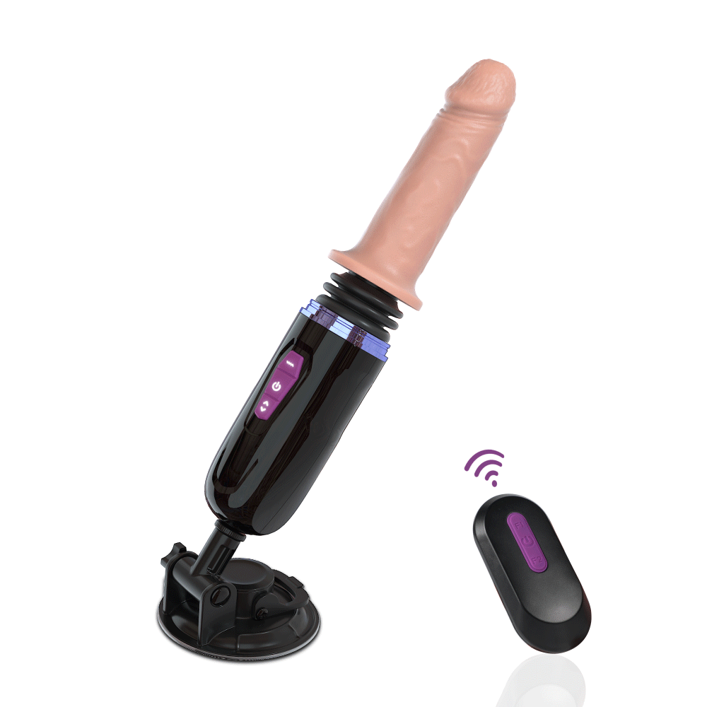 Heller's remote-controlled heating, telescopic, vibrating vibrator for female masturbation, thrusting and massaging device, adult pleasure toy