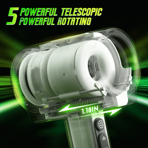 Dreamhorse Thunder God Airplane Cup Telescopic Rotating Vibration Male Masturbator