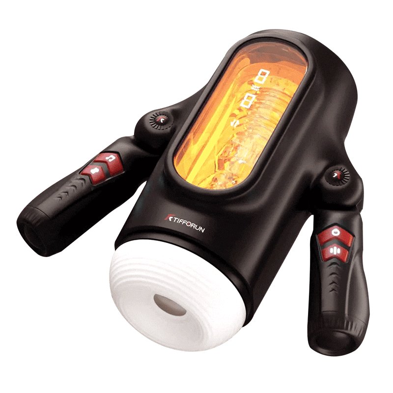 Night Cherry King Kong Fully Automatic Men's Telescopic Rotating Heating and Health Removal Massage Device for Middle aged and Elderly Intelligent Health Adjustment