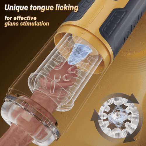 【Upgraded】 Male Electric Masturbator – 7 Telescopic, Rotating & Vibrating Modes with Dual Motors & LCD Display
