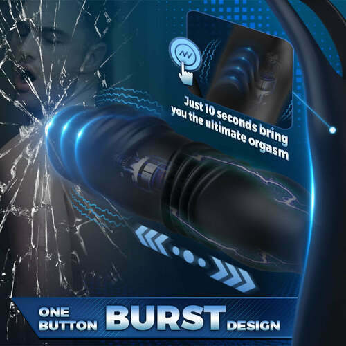 SAUL Glans Thrusting Vibrating Prostate Massager For Improved Arousal & Prostate Health