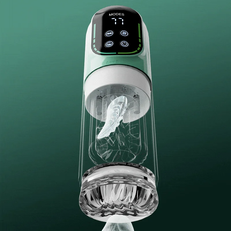 Romanlust Starry Gaze 4 in 1 Dual Egg Vibrator Rotating Thrusting Suction Masturbator Sex Toys For Men