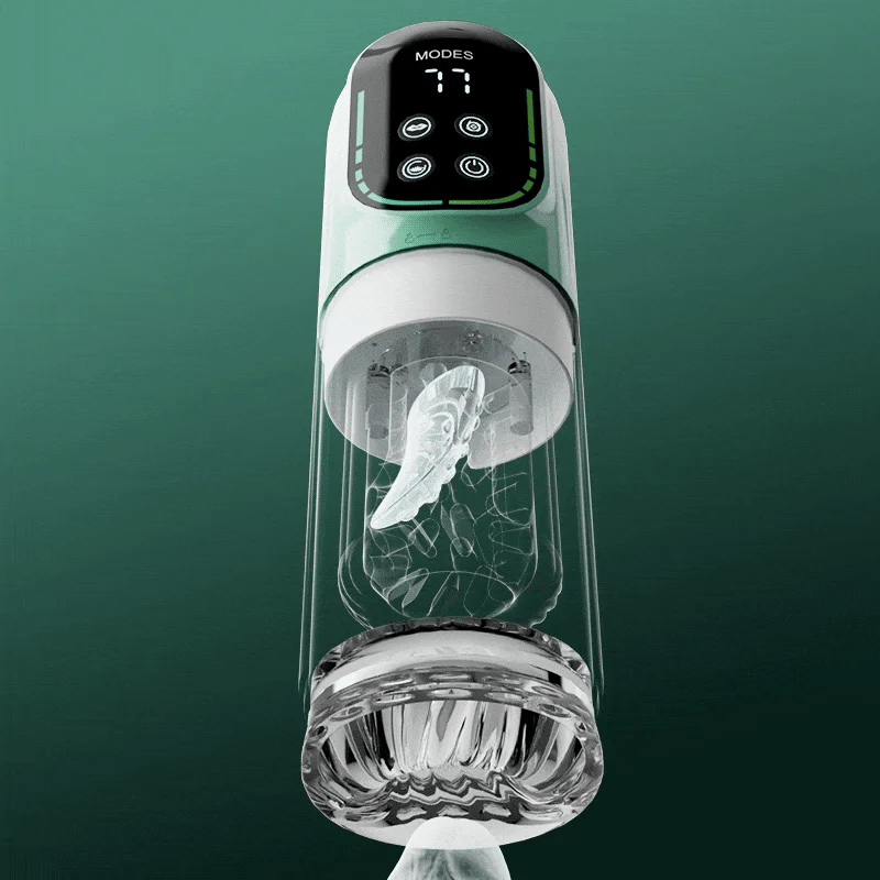 Romanlust Starry Gaze 4 in 1 Dual Egg Vibrator Rotating Thrusting Suction Masturbator Sex Toys For Men