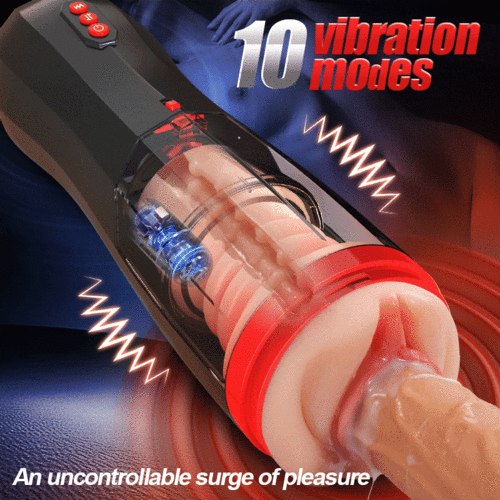 Roka - Lifelike Automatic 5 Thrusting 10 Vibrating Vocable Masturbator