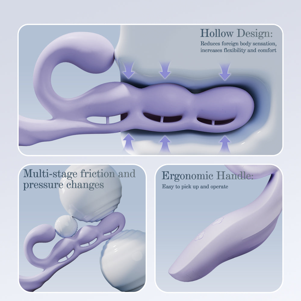 Night Cherry Purple Grape – Vibrating Bullet & Anal Plug for Male and Female Pleasure