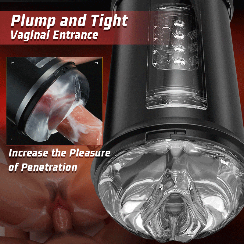 Queen's oral sex 3 In 1 Vagina 10 Vibrating 5 Thrusting 5 Suction Male Masturbator