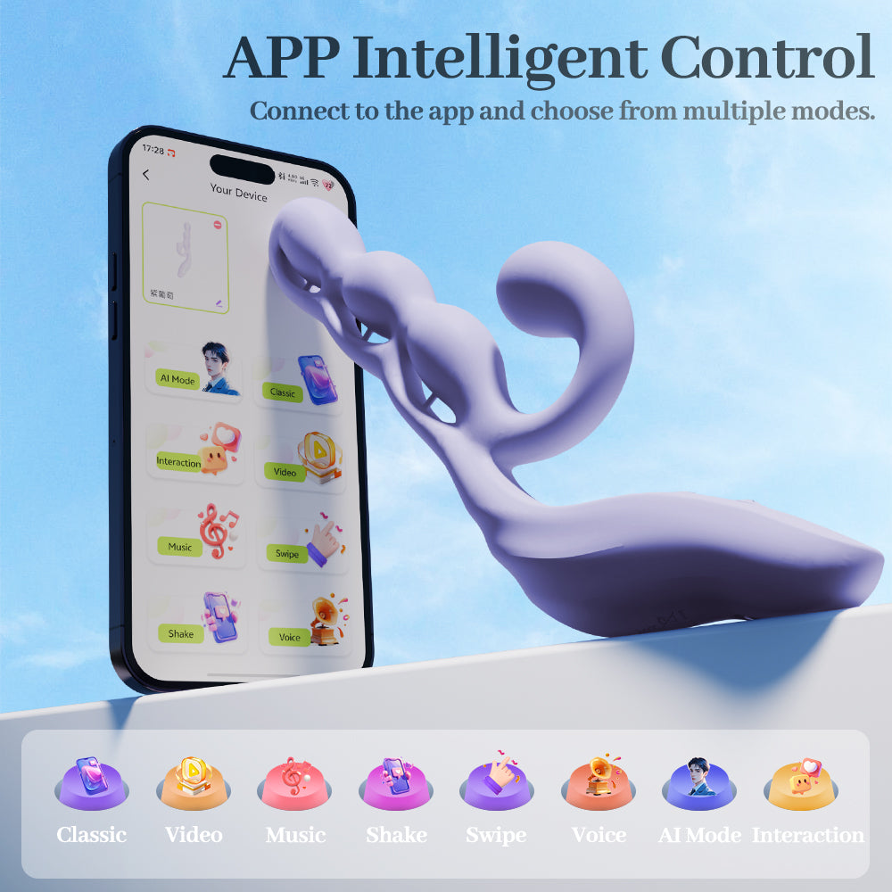 Night Cherry Purple Grape – Vibrating Bullet & Anal Plug for Male and Female Pleasure