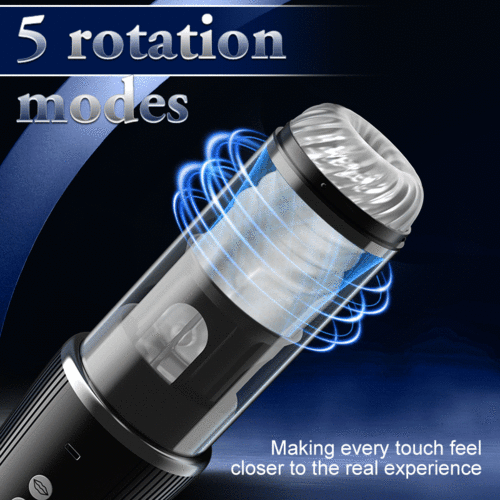 Newvibe 5 Rotating 5 Sucking 7 Vibrating Masturbator & Training 2 IN 1 Adult Toys